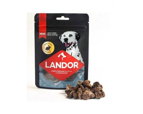 Лакомство LANDOR для взрослых собак всех пород (почки кролика)