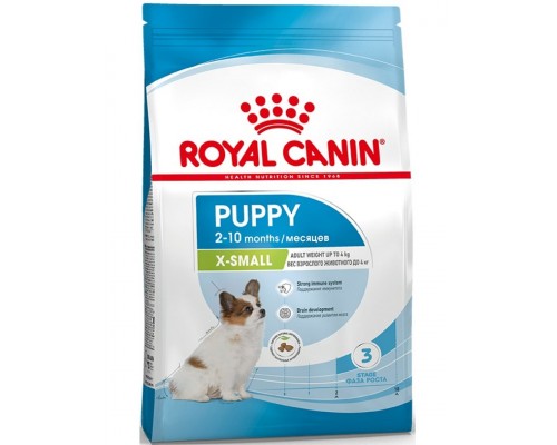 X-Small Puppy корм сухой полнорационный для щенков миниатюрных пород (вес взрослой собаки до 4 кг) в возрасте до 10 месяцев
