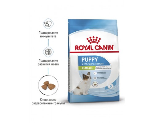 X-Small Puppy корм сухой полнорационный для щенков миниатюрных пород (вес взрослой собаки до 4 кг) в возрасте до 10 месяцев