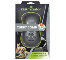 Расческа FURminator резиновая Curry Comb зубцы 5 мм