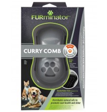 Расческа FURminator резиновая Curry Comb зубцы 5 мм