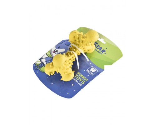 Игрушка для собак Косточка игольчатая, резина Размер 14*8,8 см, вес 189 г