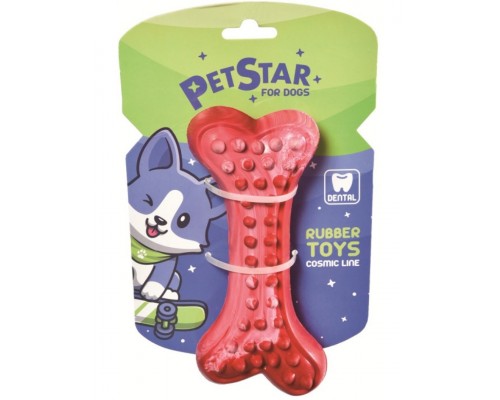 Игрушка для собак Косточка игольчатая, резина 16*7 см, вес 240 г