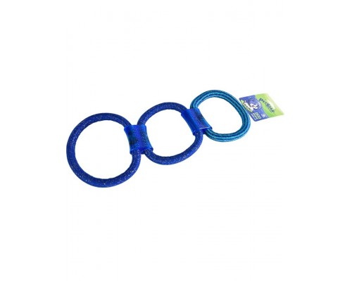 Игрушка для собак Грейфер веревочный с резиновой вставкой, текстиль