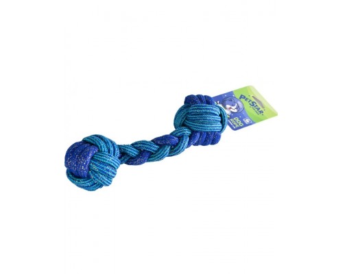 Игрушка для собак Гантель верёвочная, текстиль