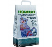 Наполнитель HOMECAT впитывающий "Океаническая свежесть"