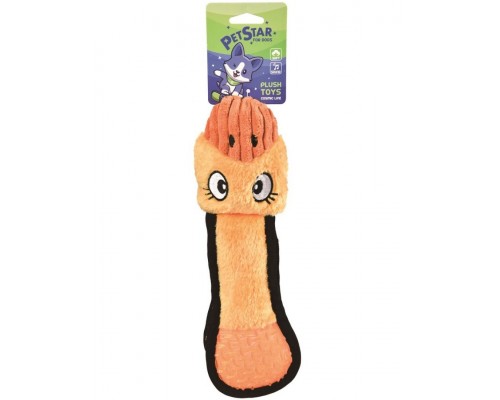 Игрушка для собак Весёлая утка с пищалкой, плюшевая