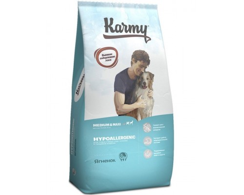 Hypoallergenic Medium&Maxi для собак средних и крупных пород, склонных к пищевой аллергии, ягненок