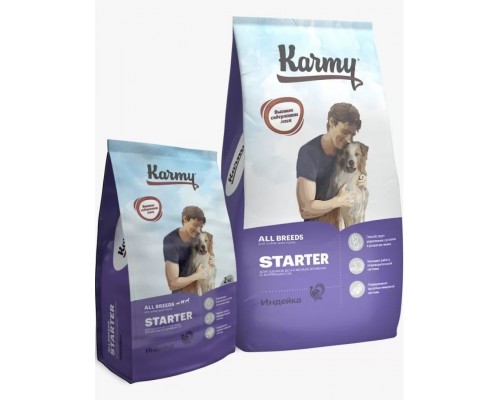 Starter для щенков до 4 месяцев, беременных и кормящих сук с индейкой