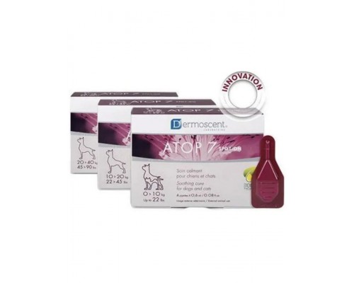 Атоп 7 Спот-Он успокаивающие кожу капли для собак и кошек против зуда, 0-10 кг