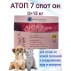Атоп 7 Спот-Он успокаивающие кожу капли для собак и кошек против зуда, 0-10 кг