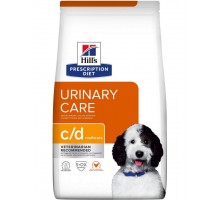 PRESCRIPTION DIET Canine Urinary Care c/d для собак профилактика МКБ струвиты, курица