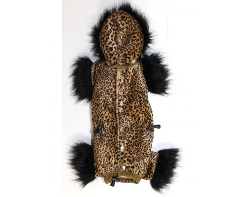 Комбинезон «Шубка с отделкой длинным мехом» на мальчика