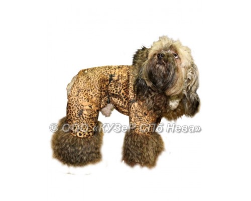 Комбинезон «Шубка с отделкой длинным мехом» на мальчика