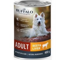 Mr.Buffalo Adult Dog «ГОВЯДИНА И ПЕЧЕНЬ» консервы для собак