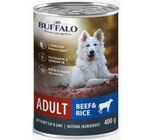 Mr.Buffalo Adult Dog «ГОВЯДИНА С РИСОМ» консервы для собак