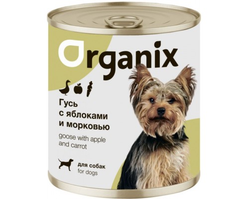 Консервы для собак Фрикасе из гуся с яблоками и морковкой