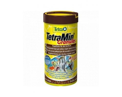 TetraMin Granules гранулированный корм для всех видов декоративных рыб