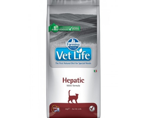 Vet Life feline Hepatic (диета) при печеночной недостаточности