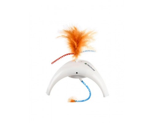 Интерактивная игрушка с датчиками движения для кошек Feather Spinner