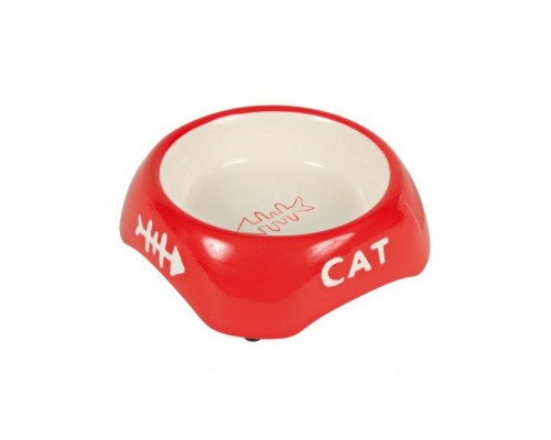 Миска керамическая, с рисунком рыбья кость