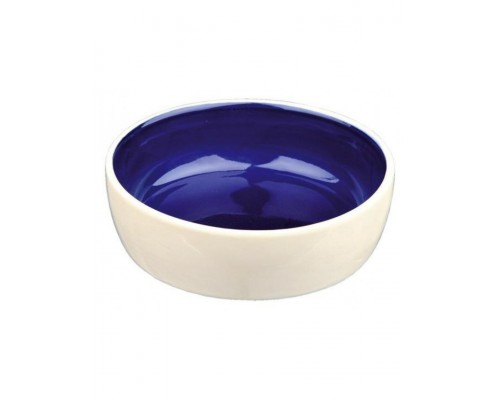 Миска керамическая, с синим дном