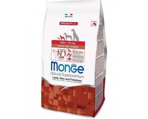 Mini Puppy & Junior Lamb корм с ягненком и рисом для щенков мелких пород собак