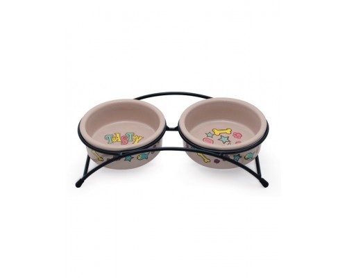 Миска керамическая на подставке "Лакомка"