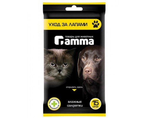 Влажные салфетки для лап