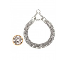 Ошейник удавка трехрядный