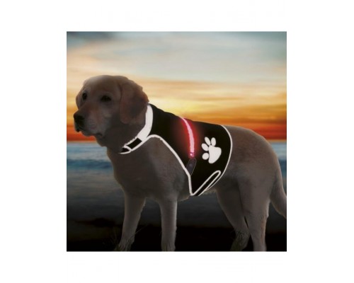 Светящаяся попона для собак USB