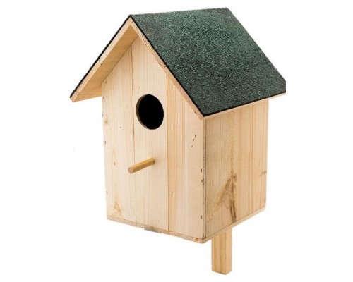 Скворечник с двускатной крышей