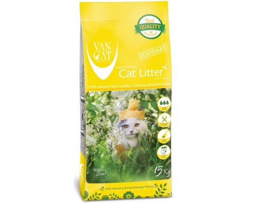 Комкующийся наполнитель для крупных кошек Natural Standart (Стандарт), без пыли