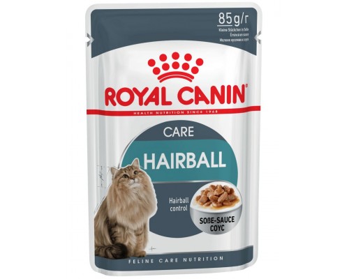 Hairball Care кусочки в соусе для облегчения выведения волосяных комочков