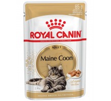 Maine Coon Adult кусочки в соусе для кошек породы мейн-кун в возрасте старше 15 месяцев