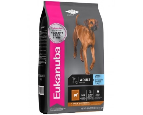 ADULT LARGE BREED 1+  для собак крупных пород с ягненком и рисом