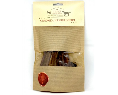 Соломка из жил оленя лакомство для собак