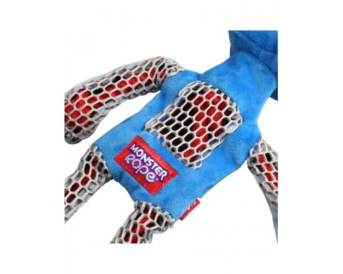 Монстр с веревкой в теле и пищалкой игрушка для собак