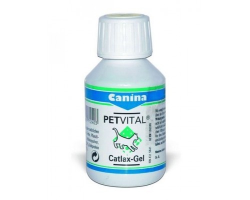 Canina Petvital Catlax-Gel поддерживает пищеварение при образовании волосяных комков