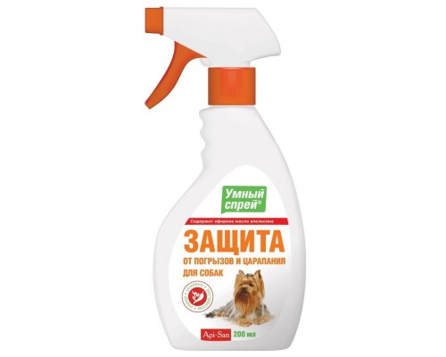 Умный спрей защита от погрызов и царапания для собак